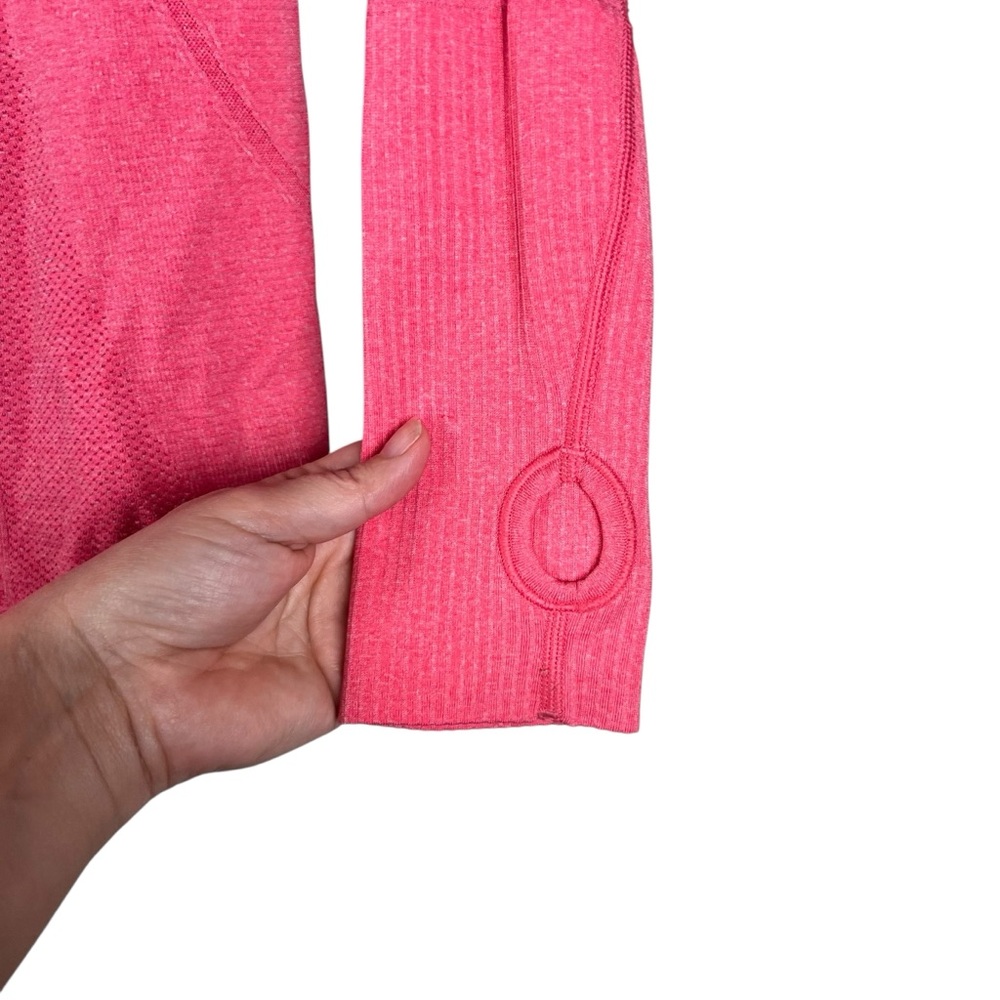 Lululemon Swiftly Tech Long Sleeve Crew Heathered SZ 4 - Picture 5 of 7